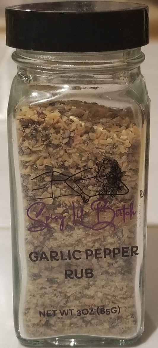 Garlic Pepper Rub-Spicy Lil Biitch LLC